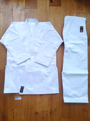 SHUREIDO K-10 Karate Gi Uniform set 6-1/2 Made in Okinawa official KARATE brand