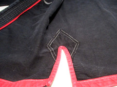 Venum Jiu Jitsi „Challenger” Series Jacket Youth Size C3, Black Cotton Red Trim