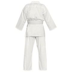 Karate Gi Kids Adults Lightweight White Black Uniform All Size With Free Belt
