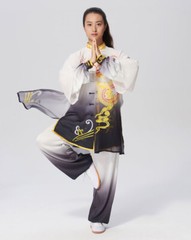 Martial Art Uniform Wushu Clothing Tai Chi Clothes Kung Fu Dress Unisex Women
