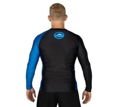 Fuji Mount MMA BJJ Jiu-Jitsu LongSleeve Long Sleeve LS Rashguard – Blue