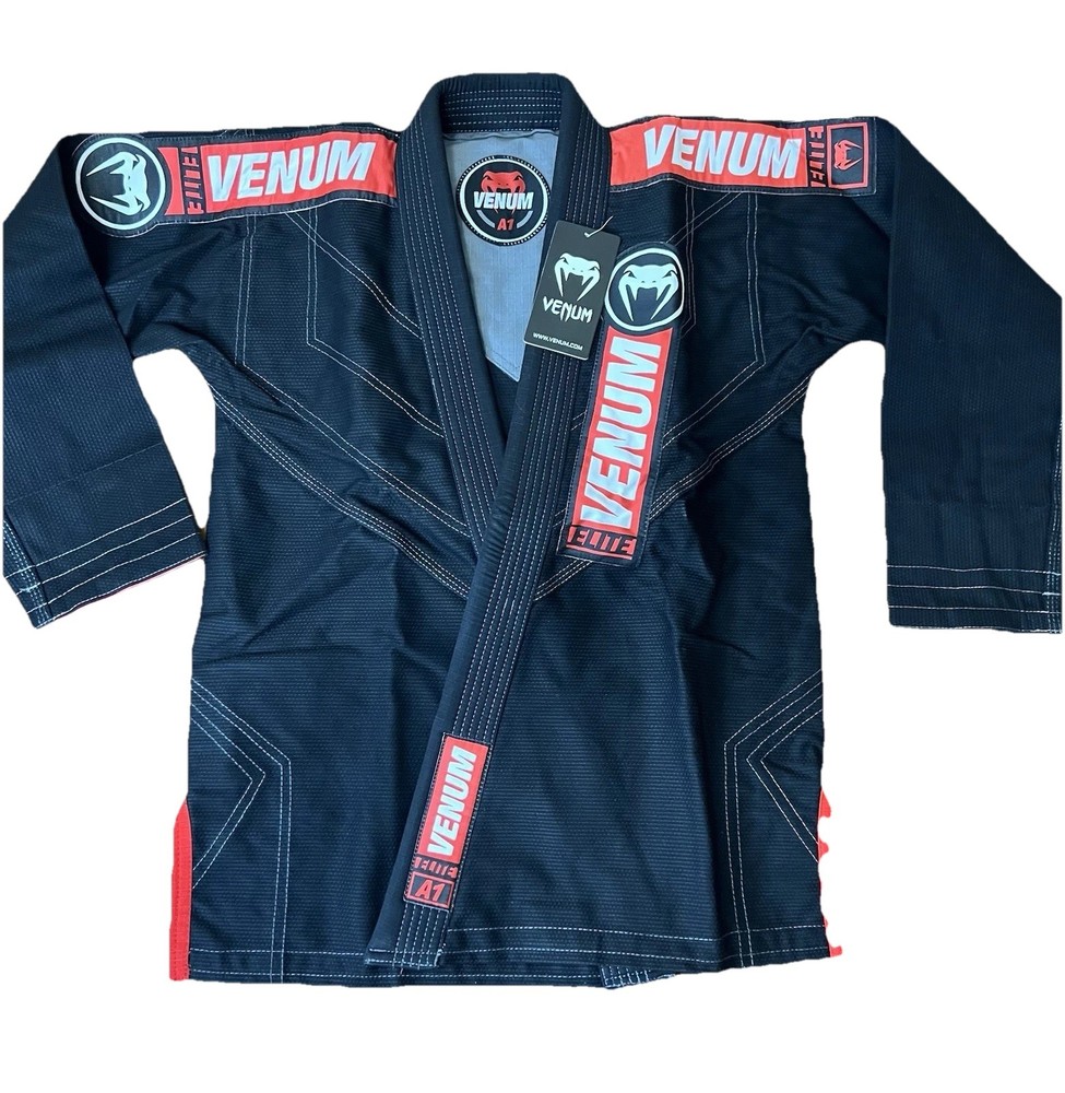 New Venum Elite 2.0 Challenger BJJ Gi Size: A1 Black