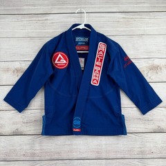 Gracie Barra Jiu-Jitsu Gi Top Kids Y3 Blue Equipe GB Edition Ripstop Training