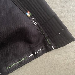 Fuji Suparaito Gamer Jiu Jitsu BJJ Gi Black Lightweight New In Pkg