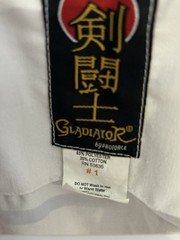 Gladiator by ProForce Karate Gi Jacket White Size #1