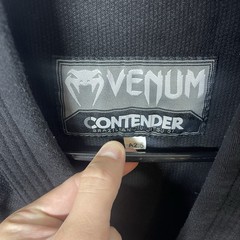 Venom Contender BJJ Gi Size A2.5 100% Cotton Black
