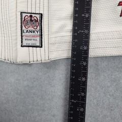 Lanky Fight Gear Pro 550 V2 Pearl Weave Size A-0LT White Kimono Ripstop Top