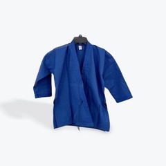 Fuji Judo Gi Uniform Size 2 Blue 65 Polyester 35 Cotton Made in USA