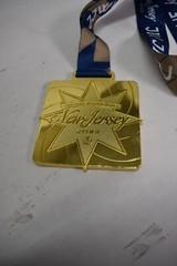 Jiu Jitsu World League New Jersey Open II Gold Medal with Ribbon Large 4″