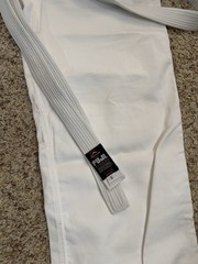 Fuji Kimono single weave Judo Gi pants and belt Size 6