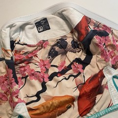 FLUORY Koi Fish Brazilian Jiu-Jitsu Kimono Women Size F1 Grappling Fighting