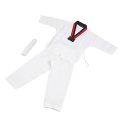 Kids Taekwondo Uniform Soft Cotton Polyester Breathable For Martial Arts GQBK