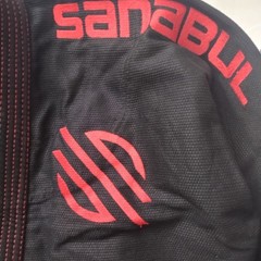 Sanabul Essentials V.2 Ultra Light BJJ Jiu Jitsu Gi Jacket, Size A1, Black / Red