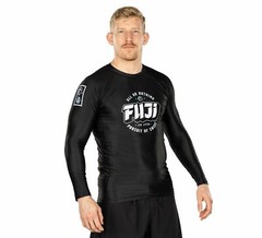 Fuji Bam Bam MMA BJJ Jiu Jitsu LongSleeve Long Sleeve LS Rashguard – Black