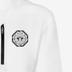 Kukkiwon Taekwondo Windbreaker White Lightweight Stretch Martial Arts Authentic