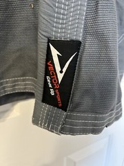 Vector Sports Brazilian Jiu Jitsu Gi Top Size K3 Gear Up Attila Series Gray Kids
