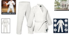Comfortable and Durable Karate Gi for Unisex — Lightweight Poly-Cotton Fabric