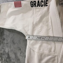 Gracie Jiu-Jitsu BJJ Gi Jacket Womens F2 White Authentic 100% Cotton Kimono Top