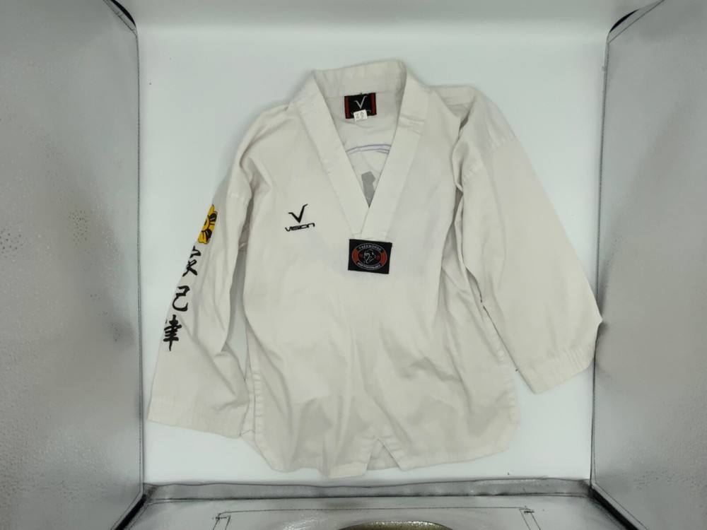 Vision Top Size 1/190cm Kids (11) Taekwondo Uniform Sport Martial Arts White