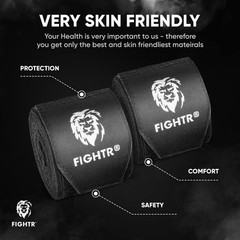 FIGHTR® Boxing Handwraps 160 inches semi-Elastic Hand Wraps with Thumb Loop