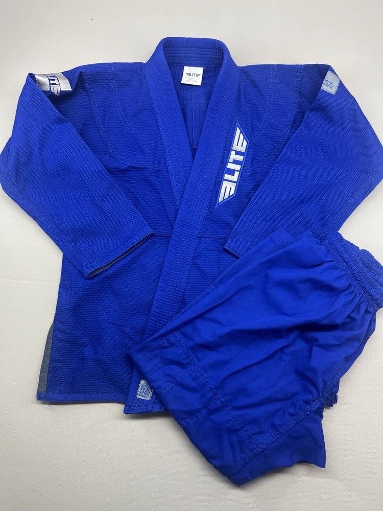 Elite Sports Brazilian Jujitsu GI MMA Blue C3 Set Unisex Martial Arts Youth