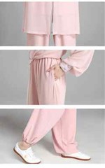 Tai Chi Clothes Women Wushu Clothes Kung Fu Clothes Martial Art Uniform Pink