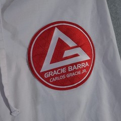 Gracie Barra Pants Womens F5 White Equipe Edition Jiu Jitsu Athleta Belted Sport