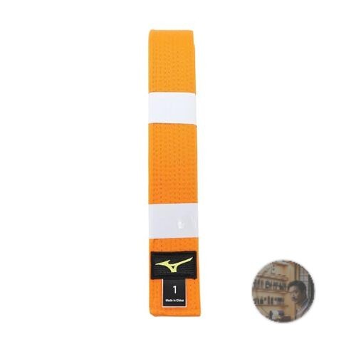 Mizuno Judo Karate Belt Orange Size 3 Cotton Twill Weave New 22JV9A18