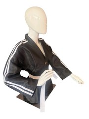 Black TRADITIONAL V-NECK UNIFORM perfect for Taekwondo and other Martial Arts