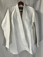 Nomad BJJ Gi Top Size A1 (5’6”-5’10”) Bleach White Long Sleeve Judo Jiu Jitsu