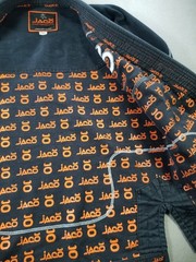 Jaco Jiu Jitsu Hybrid Performance Gi Jacket BJJ JIU JITSU Black A1 Embroidered