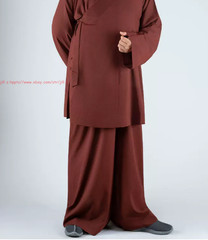Summer Meditation Buddhist Monk Thin Sets Kung Fu Tai Chi Shaolin Yarn Uniforms