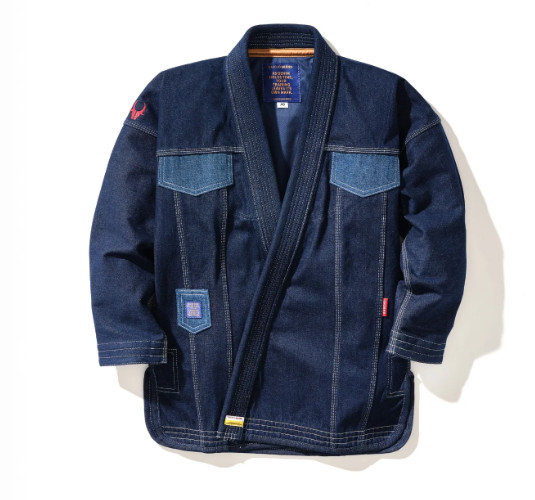 GAUCHO Denim BJJ Gi Heavyweight Kimono Jacket & Pants Brazilian Jiu Jitsu Gi. 1