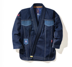 GAUCHO Denim BJJ Gi Heavyweight Kimono Jacket & Pants Brazilian Jiu Jitsu Gi. 1