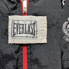 Vintage Everlast Youth XL Boxing Warm Up Set Red Black Nylon Jacket Shorts 90s