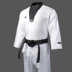 Men Mooto Taekwondo V Neck Uniform Dobok Gi Training TKD WTF KTA Approved New