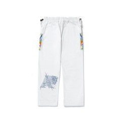 Albino and Preto Batch #108: Stained Glass BJJ Kimono 450 gsm White BJJ Gi