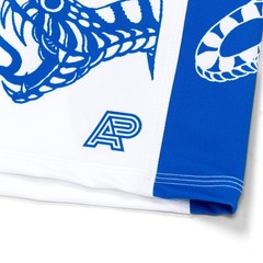 Albino and Preto Year of the Snake Rash Guard SS Short No Gi Bjj Competitor