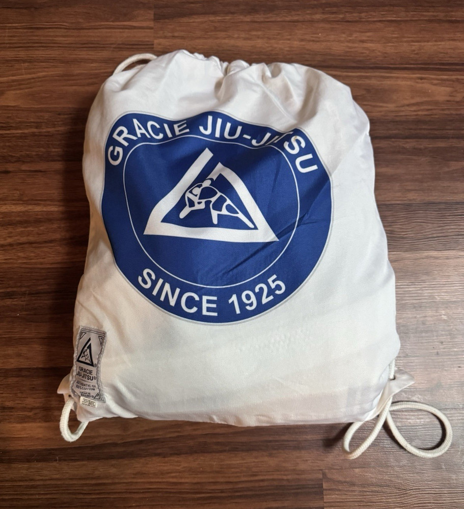 Gracie Jiu-Jitsu Authentic Gi Jiu-Jitsu Uniform A2 White/Blue Patch Set