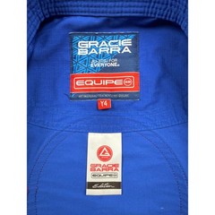 Gracie Barra Equipe GB Edition Jiu-Jitsu Gi Kimono Jacket Blue Youth Y4 Sports