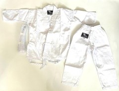 Hawk Karate Gi Martial Arts Uniform White Size 000 Kids Youth Full Suit Taekwond