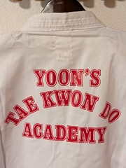 Tae Kwon Do Sparring Set Pine Tree Gear & Yoon’s Academy Bear Brand Uniform Sz 5