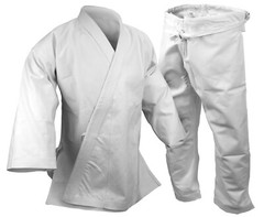 14 oz Ultra Heavyweight Cotton Karate Uniform Martial Arts Gi Black or White