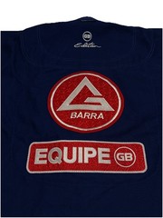 Gracie Barra BJJ Gi Jacket Kimono Top A0 Blue Equipe GB Edition Jiu-Jitsu Cotton