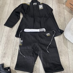 New Tatami Nova Absolute Black Gi A3 With White Belt Men