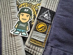 2014 SHOYOROLL 7TH SON V2 NAVY BLUE GI BATCH #33 LUKE STEWART JIU JITSU BJJ A3H