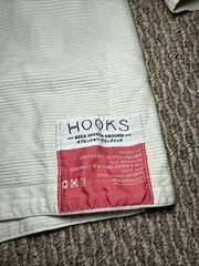 Hooks V5 Kimono Men A1L White Jiu Jitsu MMA Martial Arts Top Cotton