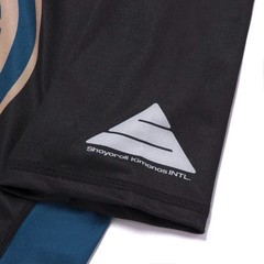 Shoyoroll Oxford Competitor Rash Guard SS & Training Fitted Shorts Jiu Jitsu Set