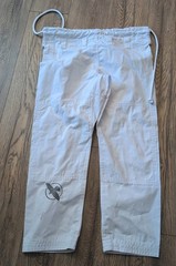 Hayabusa Pants Mens A1 White Jiu Jitsu Grappling MMA Fight