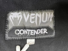 Venum Contender BJJ Gi Jacket Mens Large A2.5 Black Brazilian Jiu Jitsu Top